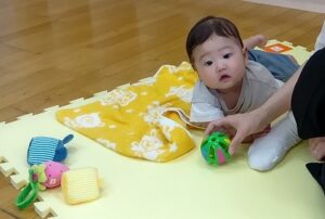深町児童館／ベビーマッサージ