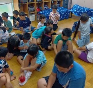 深町児童館／夏休みが終わりますね